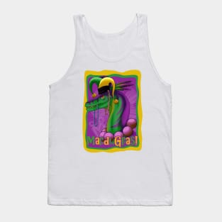 Mardi Gras Dinosaur Tank Top